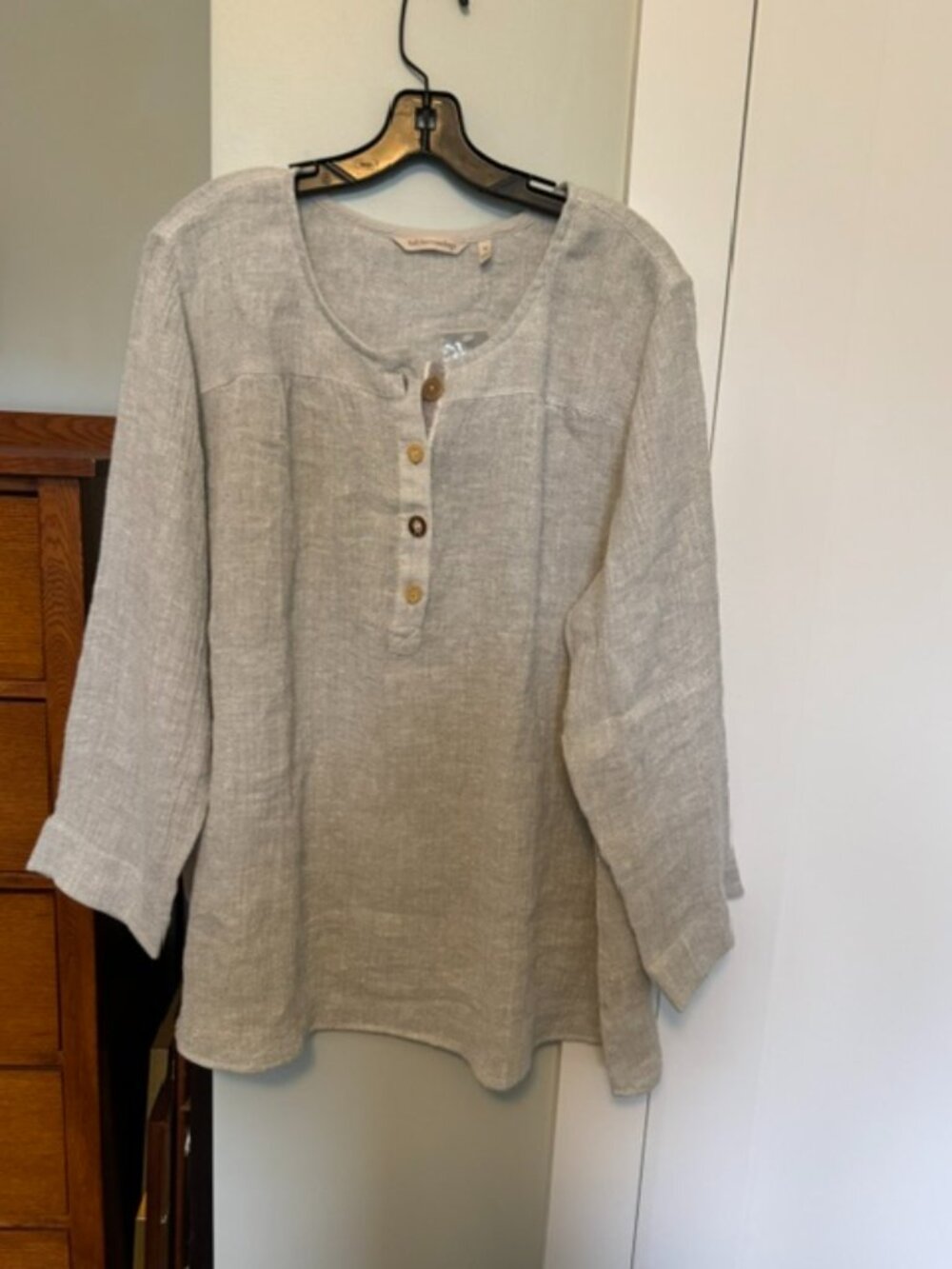 Soft Surroundings Linen Tunic - Size 3X